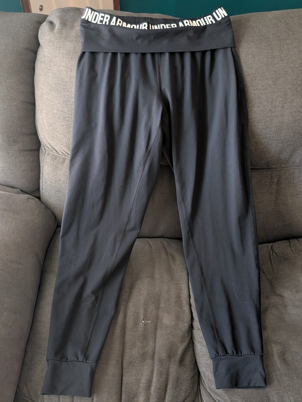 Under Armour Black Joggers with Branded Elastic Waistband